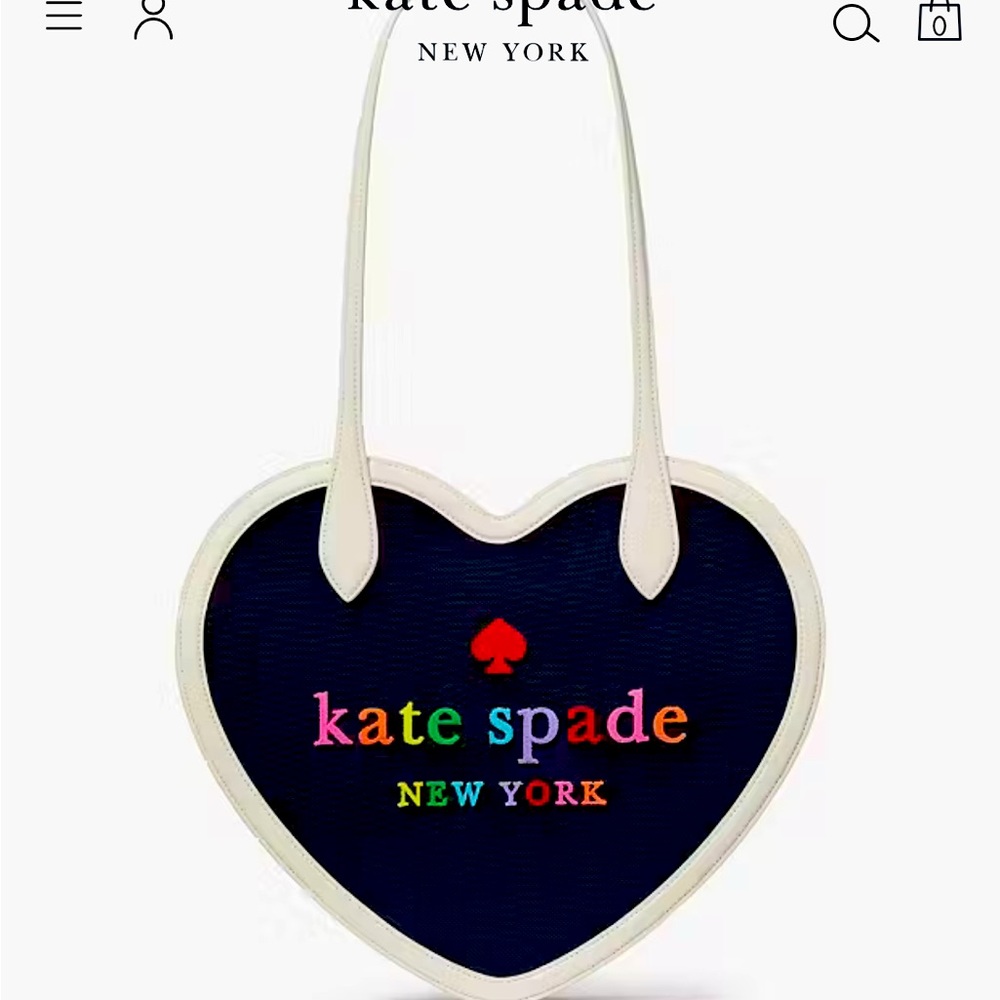 Brand New Kate Spade Pride Heart Tote Bag